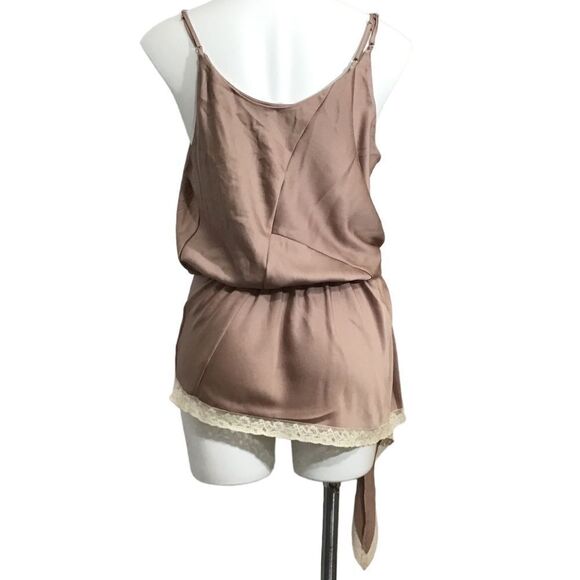 Alexander Wang Silk Top Asymmetrical Hem Top Size 8 - Picture 5 of 16